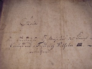 Akte von außen - Ausschnitt